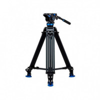 BENRO Tripode de Video Doble Tubo Aluminio con Cabezal S8 Pro