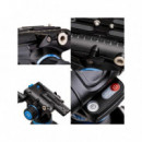 BENRO Tripode de Video Doble Tubo Aluminio con Cabezal S8 Pro