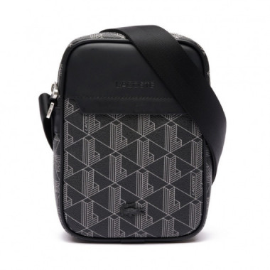 BANDOLERA VERTICAL THE BLEND CON MONOGRAMA ESTAMPADO