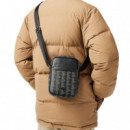 BANDOLERA VERTICAL THE BLEND CON MONOGRAMA ESTAMPADO