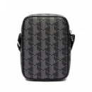 BANDOLERA VERTICAL THE BLEND CON MONOGRAMA ESTAMPADO