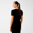 Camiseta con Logo Bordado  GUESS