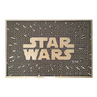 Felpudo Caucho Star Wars (logo Saga)