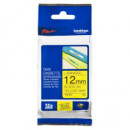 Cinta BROTHER P-touch Laminada Negro sobre Amarillo 12MM 8M (TZE631)