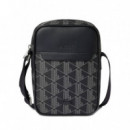Bandolera Vertical The Blend con Monograma Estampado  LACOSTE