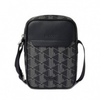 Bandolera Vertical The Blend con Monograma Estampado  LACOSTE