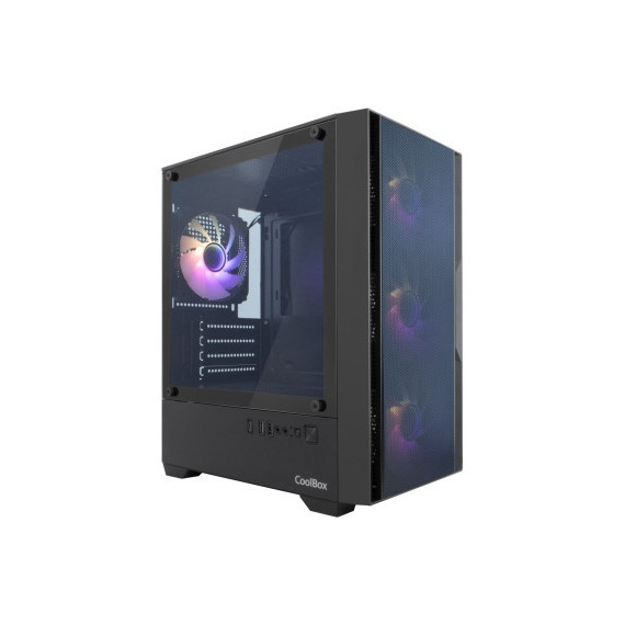 Carcasa COOLBOX Gaming Matx GM220 Mpfusion Negra
