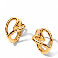 Pendientes de Aro Corazón Pequeño Forma Orgánica 264359C00  PANDORA