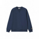 CARHARTT - Chase Sweat Cotton/Polyester Sweat - 3H6XX - I033660/3H6XX