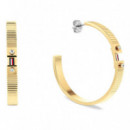 Pendientes Aros Dorados  TOMMY HILFIGER