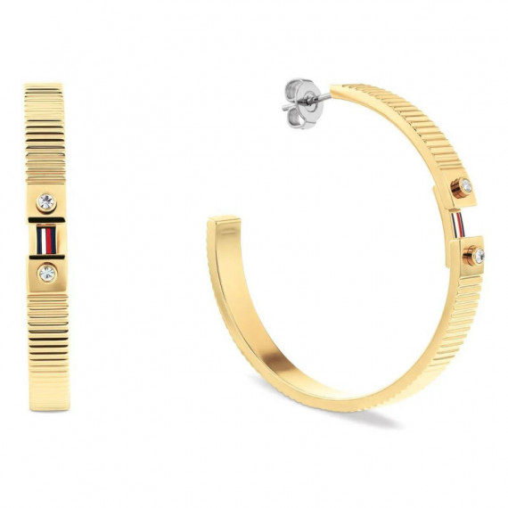 Pendientes Aros Dorados  TOMMY HILFIGER
