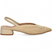 sin Talon Ganchillo Beige  MIUXA