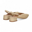 sin Talon Ganchillo Beige  MIUXA