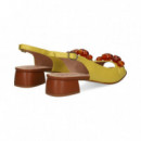 Sandalia 4 Piedras Marron/beige  MIUXA