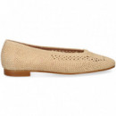 Bailarina Ganchillo Beige  MIUXA