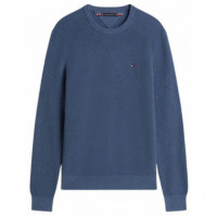 TOMMY HILFIGER - Essential Structure Crew Neck - Dbz - F|MW0MW36347/DBZ