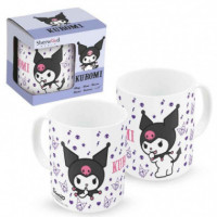 Taza blanca Kuromi