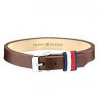 Pulsera Cuero Marron Hebilla  TOMMY HILFIGER
