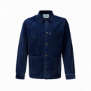 Chaquetas Hombre Sobrecamisa SALSA JEANS Pana Indigo