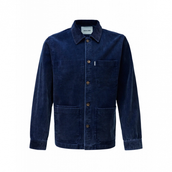 Chaquetas Hombre Sobrecamisa SALSA JEANS Pana Indigo