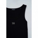 Camisetas Mujer Top SALSA JEANS Básico Canalé Negro