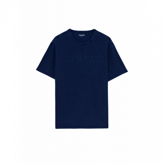 Camisetas Hombre Camiseta SALSA JEANS con Logo Dark Blue