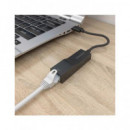 AISENS Adaptador USB 3.0 a RJ45 Ethernet  Gigabit Negro A106-0766