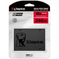 Disco Duro Sólido Interno KINGSTON A400 Ssd 2.5" Sata Rev 3.0, 240GB