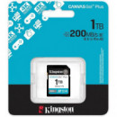 Tarjeta de Memoria Kingston Canvas Go Plus SDXC Gen4 200MB/s C10 UHS-I U3 V30 1TB