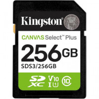 Tarjeta de Memoria KINGSTON Canvas Select Plus Sd 256GB Class 10 Uhs-i