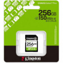 Tarjeta de Memoria Kingston Canvas Select Plus SD 256GB Class 10 UHS-I