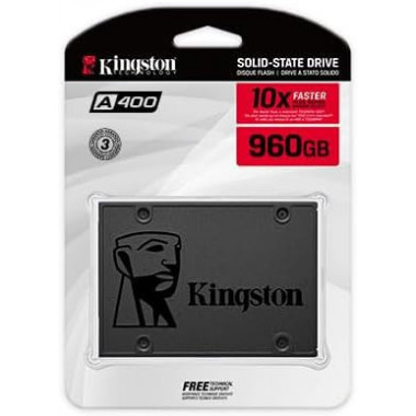 Disco Duro S&oacute;lido Interno KINGSTON A400 Ssd 2.5" Sata Rev 3.0, 960GB