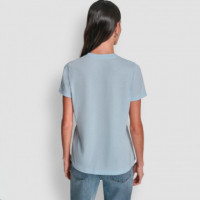 Camiseta Box Rhinestone Logo  DKNY