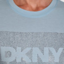 Camiseta Box Rhinestone Logo  DKNY