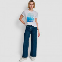 Camiseta Sequin Graphic Logo Tee  DKNY