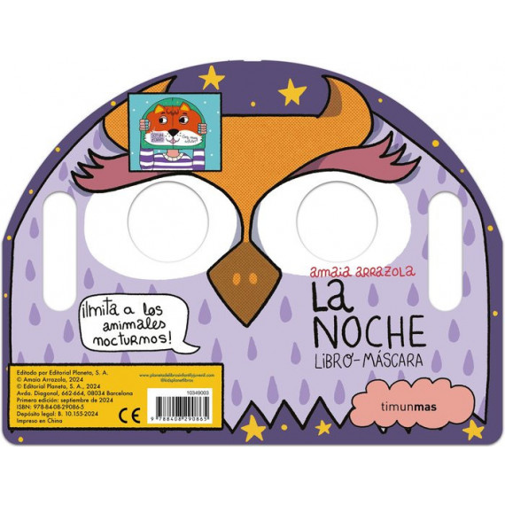 la Noche. Libro-mascara   2024