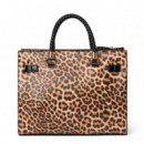 Bolso Satchel Mediano con Charms  LIU JO