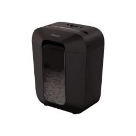 Destructora FELLOWES LX45 Corte Cruzado Papel/clips/grapas/tarjetas 17L 6 Minutos Negra (4400501)