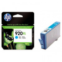 HP 920XL Cartucho de Tinta Cian CD972AE