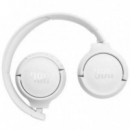 JBL Tune 525BT Auriculares Supraaurales Inalámbricos con Micrófono, Blanco