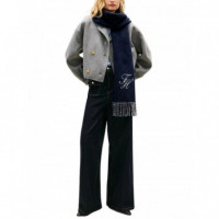 TOMMY HILFIGER - Tommy Script Woven Scarf - DW6 - F|AW0AW18222/DW6