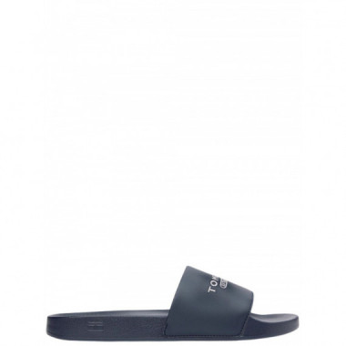 TOMMY HILFIGER - TOMMY HILFIGER Raised Pool Slide - DW5 - F|FM0FM05761/DW5