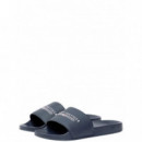 TOMMY HILFIGER - TOMMY HILFIGER Raised Pool Slide - DW5 - F|FM0FM05761/DW5