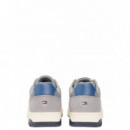 TOMMY HILFIGER - Th Basket Core Lite Lth/suede - Pry - F|FM0FM05714/PRY