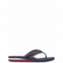 TOMMY HILFIGER - Hilfiger Webbing Beach Sandal - DW6 - F|FW0FW09038/DW6