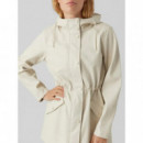 Chaquetas Mujer Chubasquero VERO MODA Malou Oatmeal