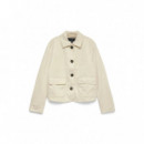 Chaquetas Mujer Chaqueta VERO MODA Jose Kelly Short Birch