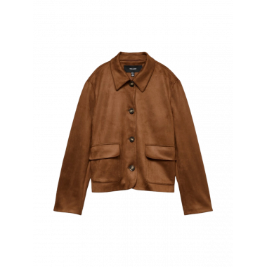 Chaquetas Mujer Chaqueta VERO MODA Jose Kelly Short Cognac