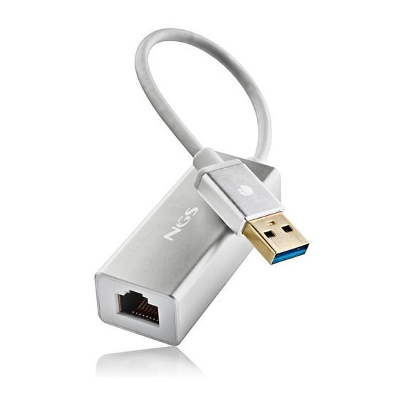 NGS Adaptador USB 3.0 a RJ45/H Ethernet 1GBPS Hacker 3.0