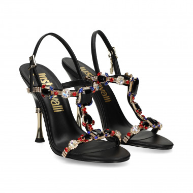 Sandalia Bebe Prereria Negro  JUST CAVALLI